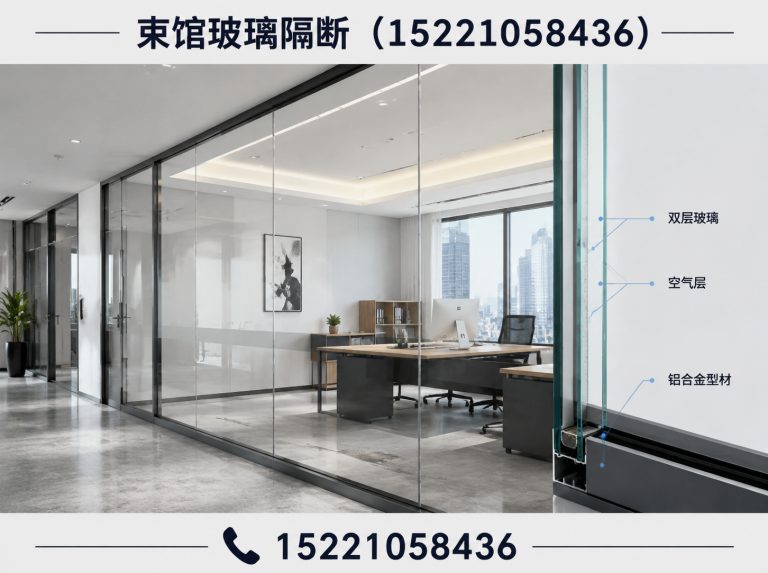 普陀区玻璃隔断定制展示图